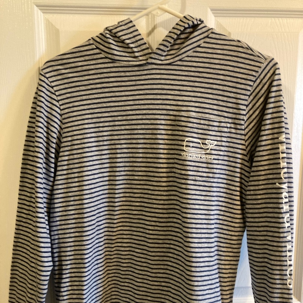 Boy’s Vineyard Vines Long Sleeve T with Hood